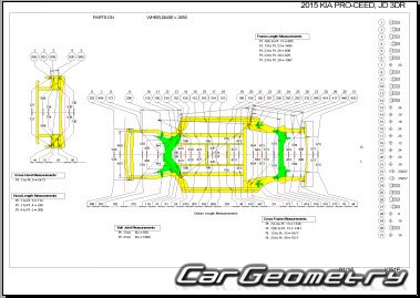 Kia ProCeed (JD) 2013-2017 (3DR Hatchback) Body Repair Manual