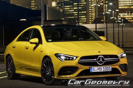 Mercedes CLA-Class (C118) from 2019 Body dimensions