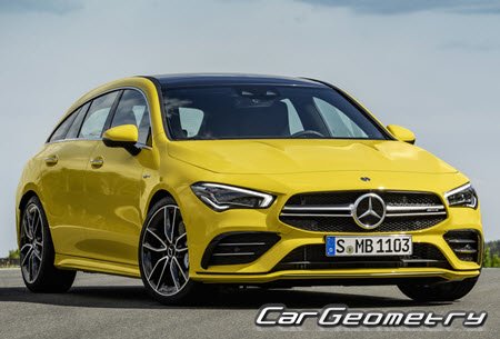 Mercedes CLA-Class Shooting Brake (X118) from 2019 Body dimensions