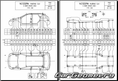 Nissan Murano (Z50) 2003–2008 Body Repair Manual
