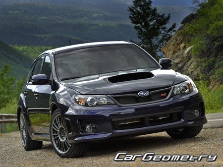 Subaru Impreza WRX 2008–2013 (Sedan Hatchback) Body Repair Manual
