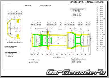 Subaru Legacy (Sedan BM, Wagon BR) & Subaru Outback (BR) 2010-2014 Body Repair Manual