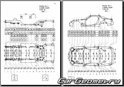 Mazda RX-7 (FD) 1992-2002 (RH Japanese market) Bodyshop Manual