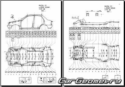Mazda 121 Canvas Top (DB) 1991–1996 Bodyshop manual