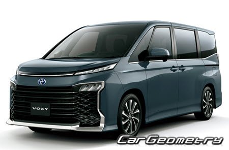 Toyota Voxy from 2022 Body dimensions