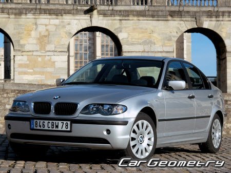 BMW 3 Series (E46)  1998-2005 Body dimensions