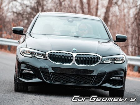 BMW 3 Series (G20) Sedan 2019-2026 Body dimensions