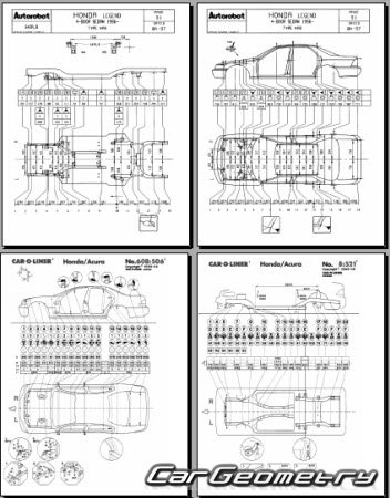 Acura 3.5RL (KA9) 1996-2004 Body Repair Manual