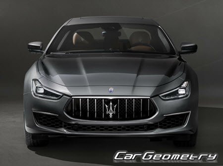 Maserati Ghibli III (M157) 2013-2018 Body dimensions