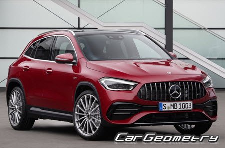 Mercedes GLA-Class (H247) from 2019 Body dimensions