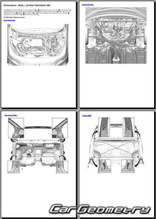 Opel Astra (K) 2015-2021 Body dimensions