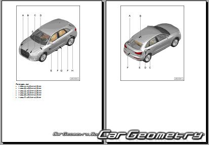 Audi Q3 (8U) 2012-2018 Body Repair Manual