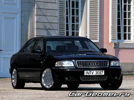 Audi A8 (4E) 1996-2003 (A8, A8 QUATTRO, A8 Long) Body Repair Manual