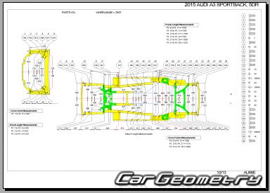 Audi A3 (8V) SPORTBACK 5DR 2012-2020 Body Repair Manual