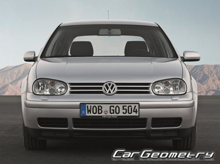 Volkswagen Golf (1J) 1998–2003 (3DR, 5DR Hatchback) Body Repair Manual