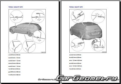 Volkswagen Golf Variant & SportWagen (Typ 5G) 2013–2019 Body Repair Manual