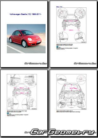 Volkswagen Beetle 1998–2011 Body Repair Manual
