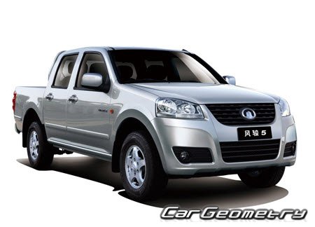 Great Wall Wingle 5 Double Cab (Great Wall Steed 5) 2011-2019 Body dimensions