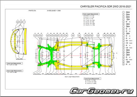 Chrysler Pacifica (RU) 2017–2023 Body Repair Manual