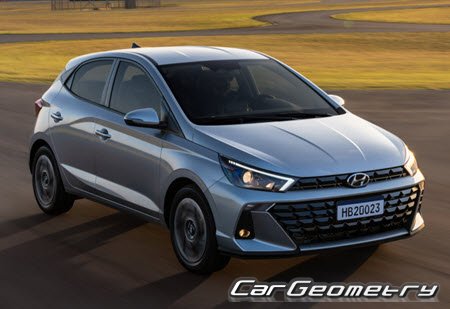 Hyundai HB20 (BR2) 2019-2023 Body Repair Manual