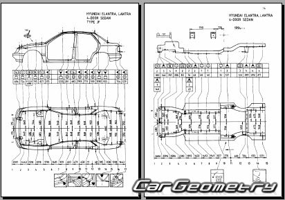 Hyundai Elantra (J1) 1990-1995 Body Repair Manual