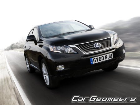 Lexus RX450h (GYL10, GYL15) 2009-2015 Body Repair Manual