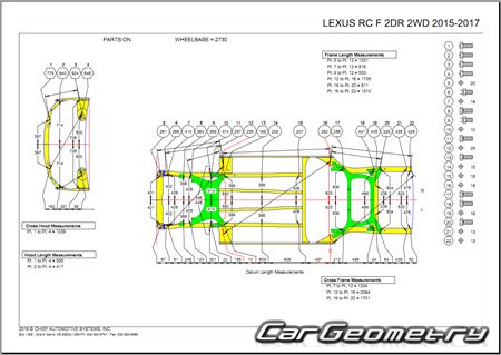 Lexus RC F (USC10) 2015-2023 Body Repair Manual