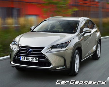 Lexus NX300h (AYZ10, AYZ15) 2015-2021 Body Repair Manual