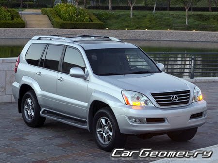 Lexus GX470 (UZJ120) 2002–2009 Body Repair Manual