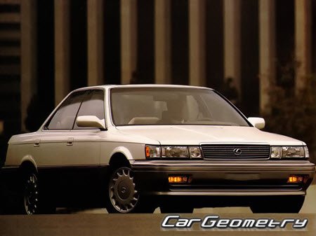 Lexus ES 250 (VZV21) 1989–1991 Body Repair Manual