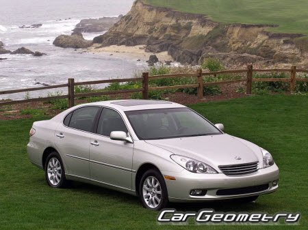 Lexus ES300 (XV30) 2002–2003 Body Repair Manual