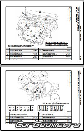 Lexus ES300 (XV30) 2002–2003 Body Repair Manual