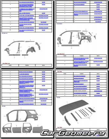 Chevrolet Traverse 2017-2026 Body dimensions