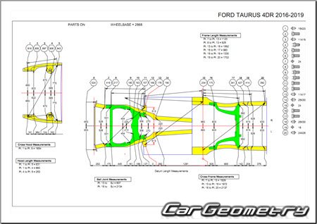 Ford Taurus 2016-2019 Body Workshop Manual