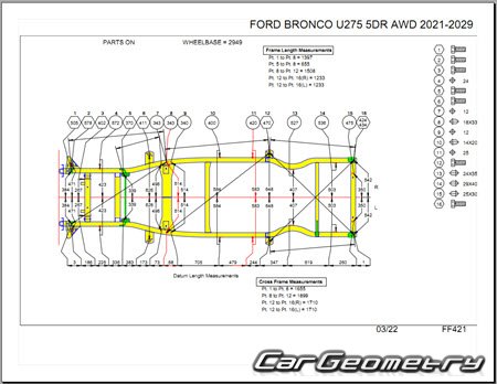 Ford Bronco 2021-2029 Body Repair Manual