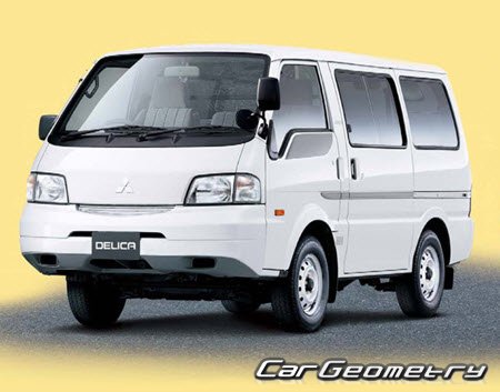 Mitsubishi Delica VAN 1999-2010 Body Repair Manual