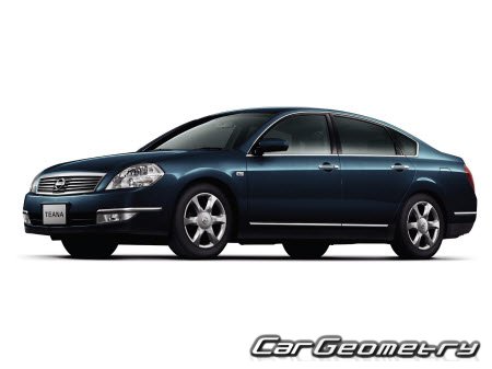 Nissan Teana (J31) 2003–2008 Body Repair Manual