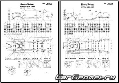 Nissan Stanza (U12) 1990–1992 Body Repair Manual