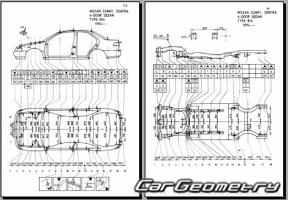 Nissan Sentra (B14) 1994–1999 Body Repair Manual