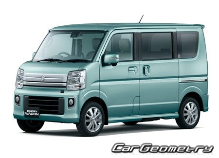 Suzuki Every Wagon (DA17V DA17W) 2015-2022 Body Repair Manual