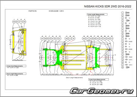 Nissan Kicks (P15) 2018-2023 Body Repair Manual