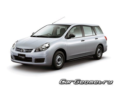 Mazda Familia Van 2008-2017 Body Repair Manual