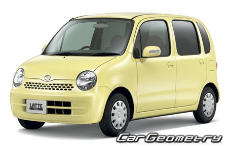 Daihatsu Move Latte (L550S L560S) 2004-2009 Body Repair Manual