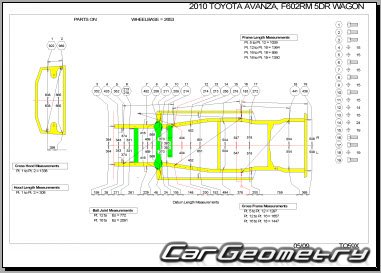 Toyota Avanza (F601, F602) 2007–2011 Collision Repair Manual