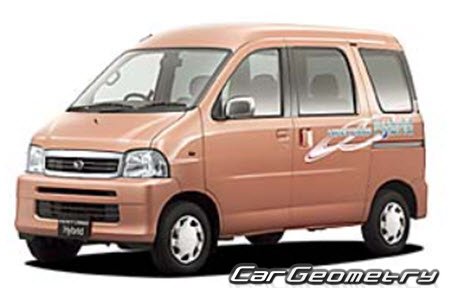 Daihatsu Hijet (S200 S210) 2000-2004 Body Repair Manual