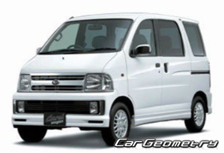 Daihatsu Atrai 7 (S220 S230) 2000-2004 Body Repair Manual