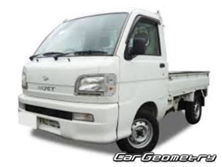 Daihatsu Hijet Trucks (S200 S210) 2000-2004 Body Repair Manual