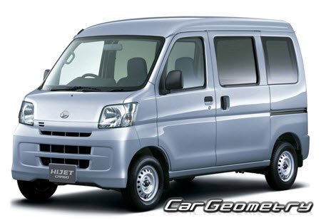 Daihatsu Hijet Cargo & Hijet Truck 2004-2012 Body Repair Manual