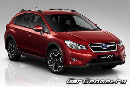 Subaru XV (XV, XV Crosstrek, XV Crosstrek Hybrid) 2012-2018 Body Repair Manual