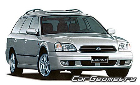 Subaru Legacy Sedan (BE) & Legacy Outback (BH) 1999-2003 Body Repair Manual